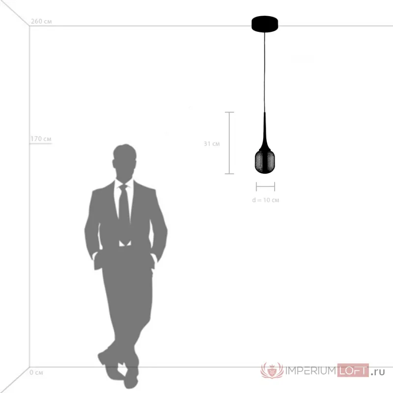 Подвес Acrile Lightstar 738011 от ImperiumLoft
