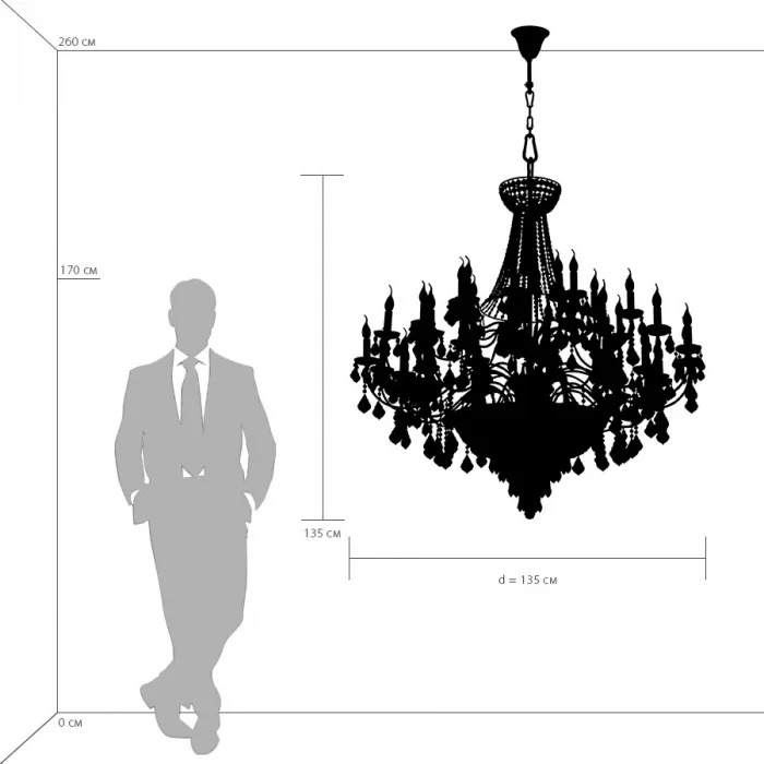 Подвесная люстра Osgona Classic 700511 от ImperiumLoft
