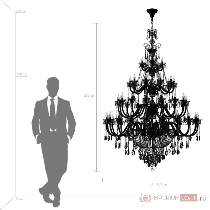 Подвесная люстра Osgona Tesoro 710572 от ImperiumLoft