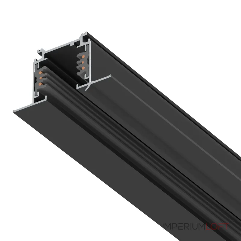 Трек шестиконтактный встраиваемый 3-фазн со стыковочными пазами, 2м Lightstar Quattro/DALI/ 503028-R-DALI