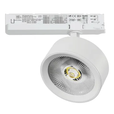 Трековый светильник с адаптером Lightstar Alta Pro A5636TRIAC