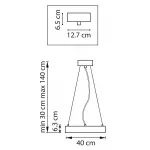 Люстра подвесная Saturno Lightstar 748013 от ImperiumLoft