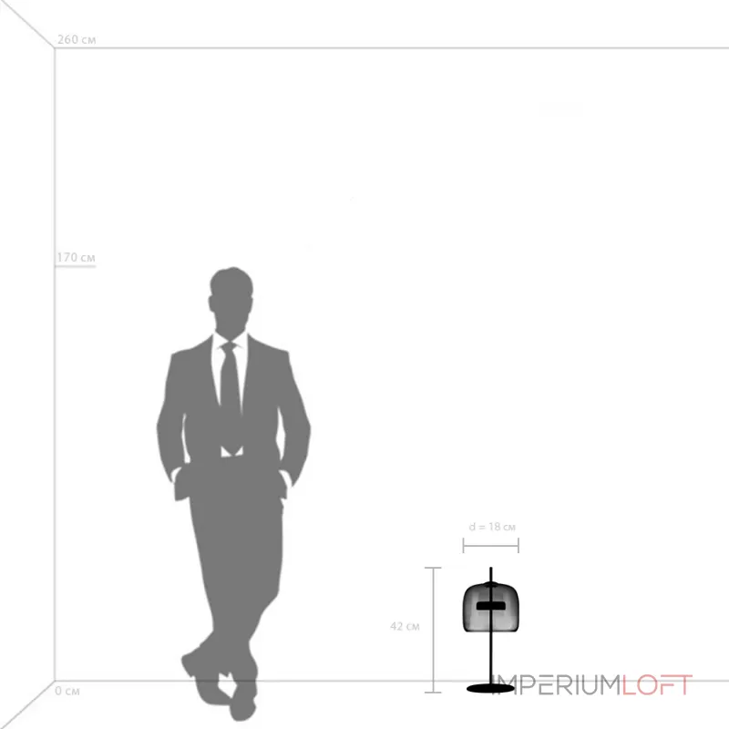 Настольная лампа Cupola Lightstar 804918 от ImperiumLoft