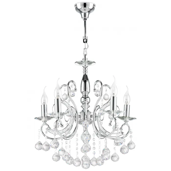 Подвесная люстра Osgona Elegante 708054 Цвет арматуры хром Цвет плафонов прозрачный от ImperiumLoft