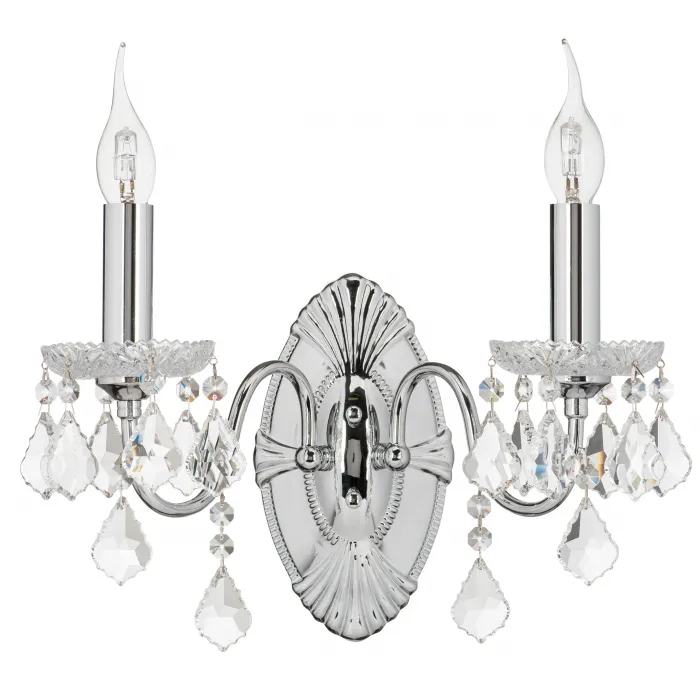 Бра Lightstar Classic 700624 Цвет арматуры хром Цвет плафонов прозрачный от ImperiumLoft