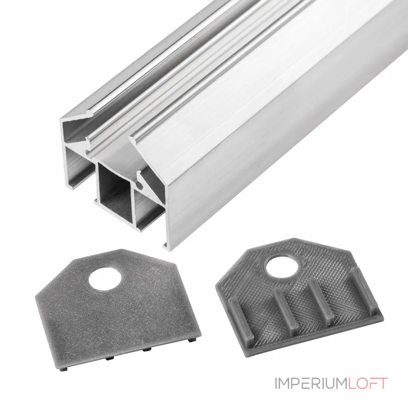 Профиль металлический 2 м для монтажа треков Lightstar Linea 506420 Профиль металлический 2 м для монтажа треков Lightstar Linea 506420