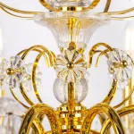 Подвесная люстра Osgona Schon 790112 Цвет арматуры золото Цвет плафонов прозрачный от ImperiumLoft