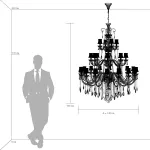 Подвесная люстра Osgona Nativo 715287 Цвет арматуры хром Цвет плафонов кремовый от ImperiumLoft