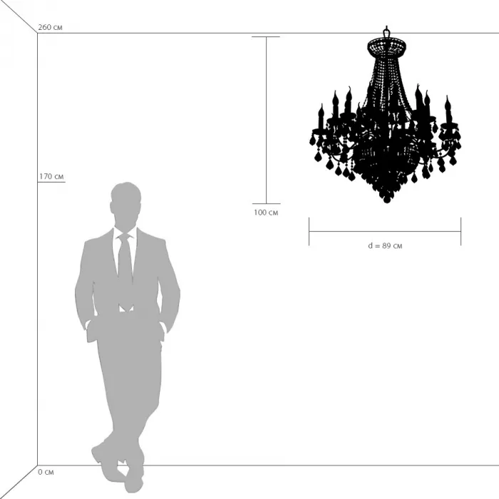 Подвесная люстра Osgona Classic 700294 от ImperiumLoft