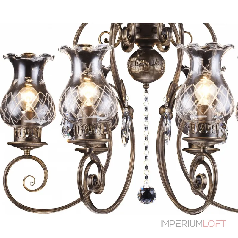 Подвесная люстра Arte Lamp Palermo A2053LM-6BR