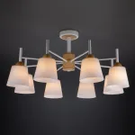 Люстра на штанге Eurosvet Fresco 70085/8 белый от ImperiumLoft