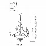 Подвесная люстра Osgona Classic 700511 от ImperiumLoft