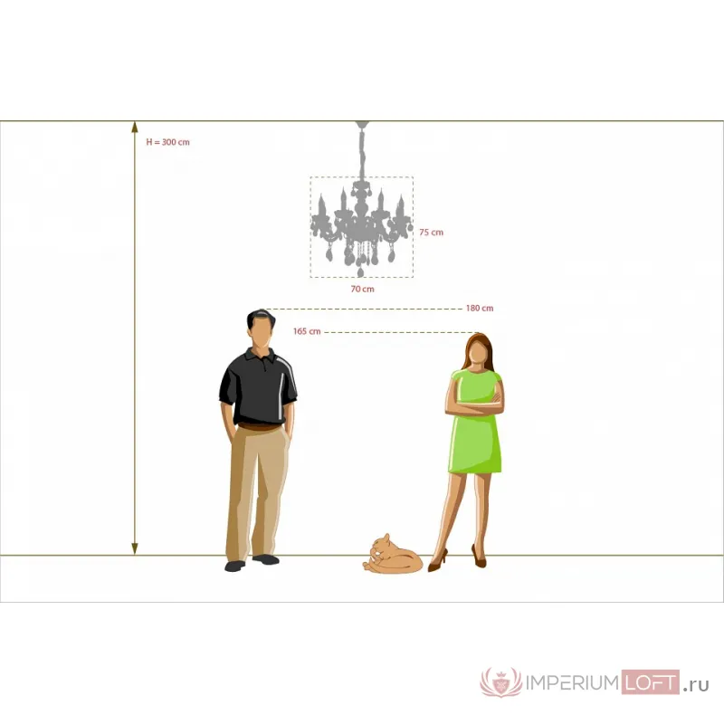 Подвесная люстра MW-Light Каролина 11 367014408 от ImperiumLoft