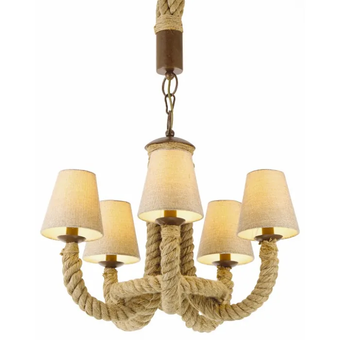 Подвесная люстра Arte Lamp Corda A8958LM-5BR от ImperiumLoft