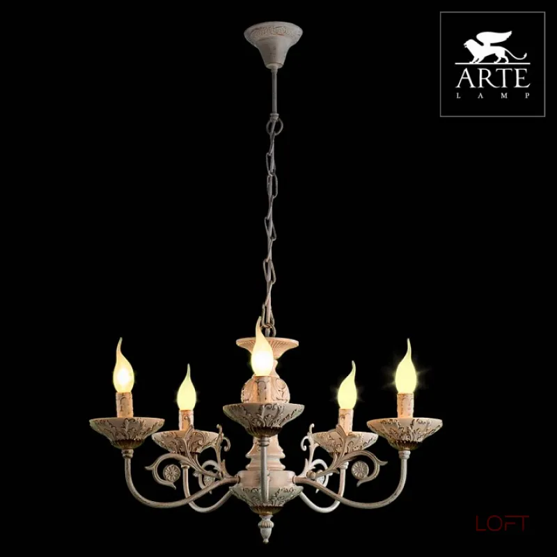 Подвесная люстра Arte Lamp Faina A5326LM-5WG