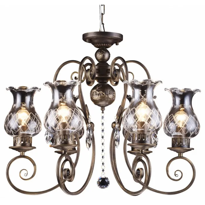 Подвесная люстра Arte Lamp Palermo A2053LM-6BR от ImperiumLoft
