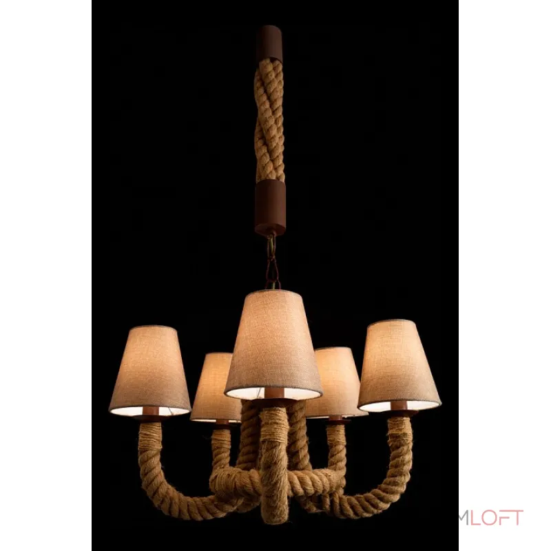 Подвесная люстра Arte Lamp Corda A8958LM-5BR