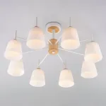 Люстра на штанге Eurosvet Fresco 70085/8 белый от ImperiumLoft