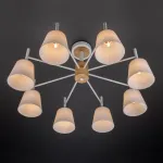 Люстра на штанге Eurosvet Fresco 70085/8 белый от ImperiumLoft