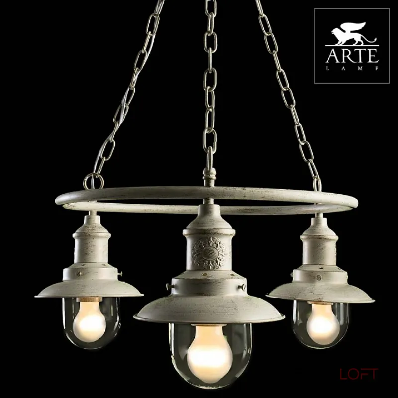 Подвесная люстра Arte Lamp Sailor A4524LM-3WG от ImperiumLoft Подвесная люстра Arte Lamp Sailor A4524LM-3WG от ImperiumLoft