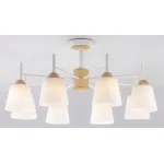 Люстра на штанге Eurosvet Fresco 70085/8 белый от ImperiumLoft