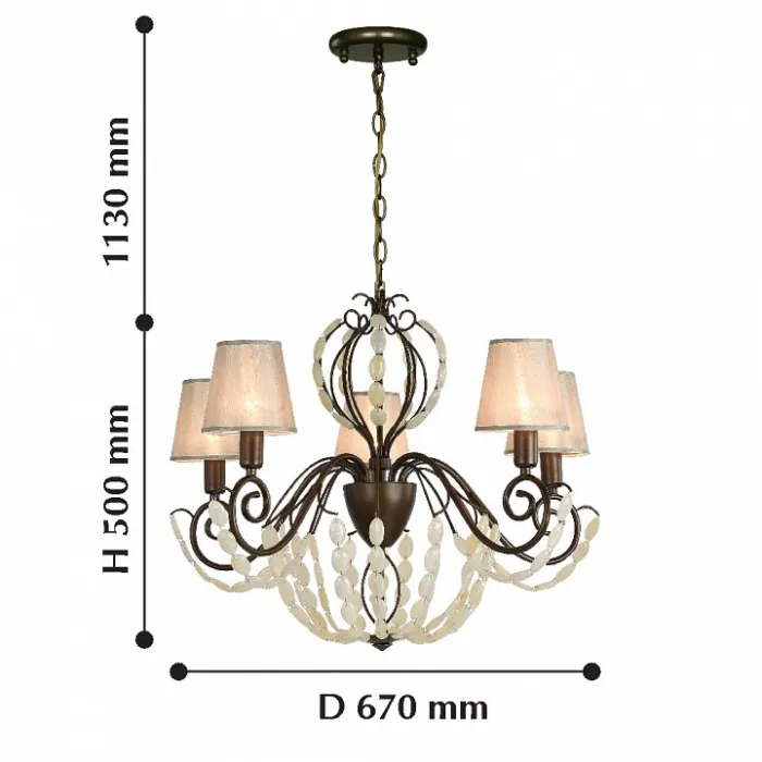 Подвесная люстра Favourite Lily 2305-5P от ImperiumLoft