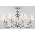 Люстра на штанге Eurosvet Incanto 60069/8 серебро от ImperiumLoft