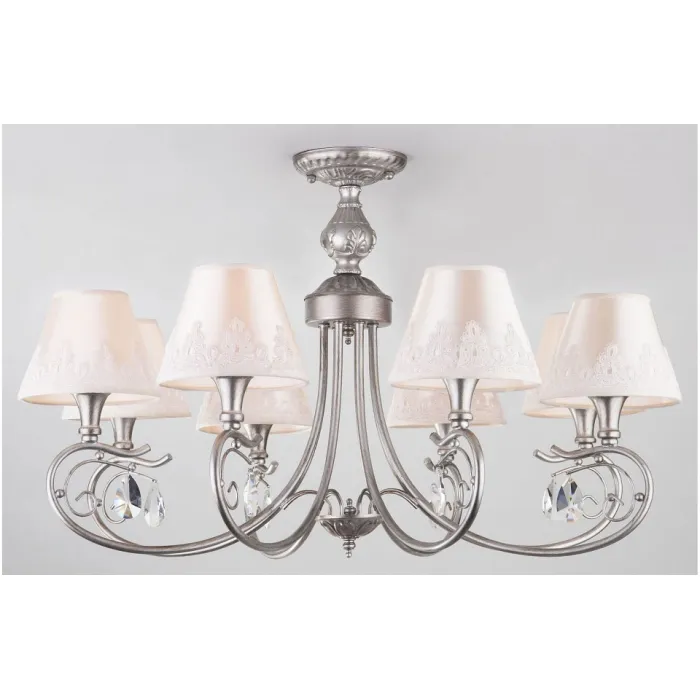 Люстра на штанге Eurosvet Incanto 60069/8 серебро от ImperiumLoft