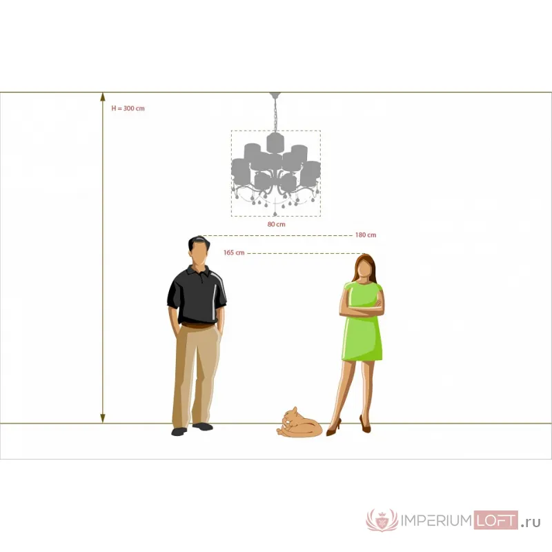Подвесная люстра MW-Light Федерика 82 379019212 от ImperiumLoft
