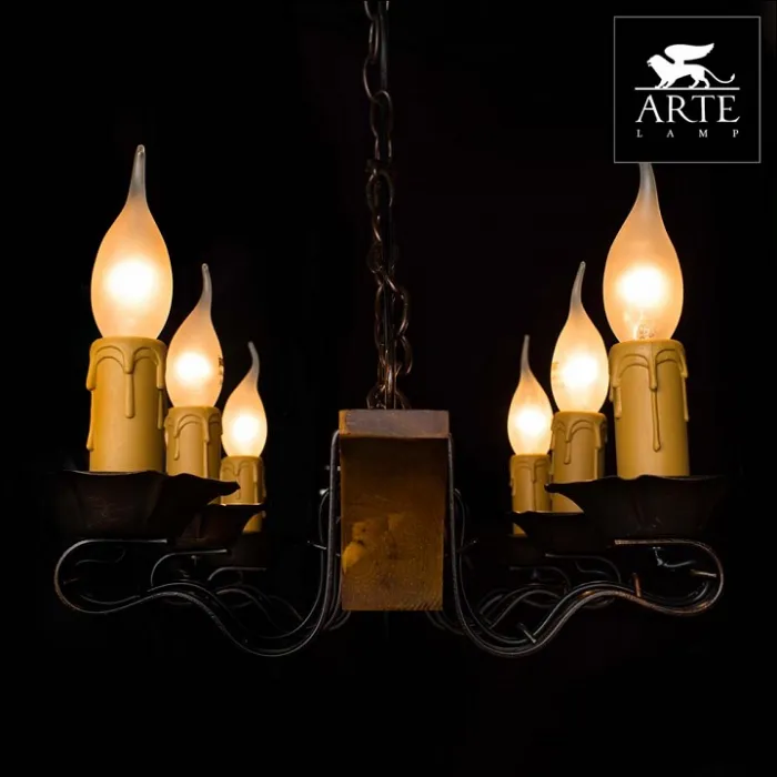 Подвесная люстра Arte Lamp Taverna A9525LM-6BR от ImperiumLoft