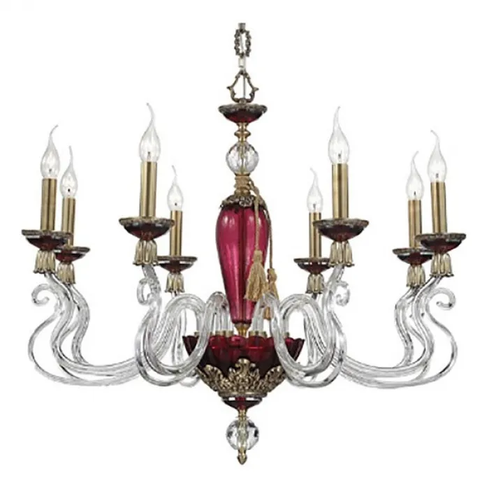 Подвесная люстра Dio D’Arte Rimini Rimini E 1.1.8 RED от ImperiumLoft