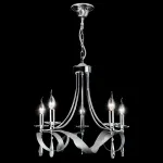 Подвесная люстра Eurosvet Adelia 60064/5 хром от ImperiumLoft
