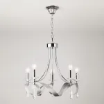 Подвесная люстра Eurosvet Adelia 60064/5 хром от ImperiumLoft