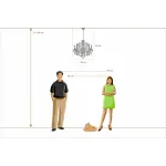 Подвесная люстра MW-Light Каролина 1 367014008 от ImperiumLoft