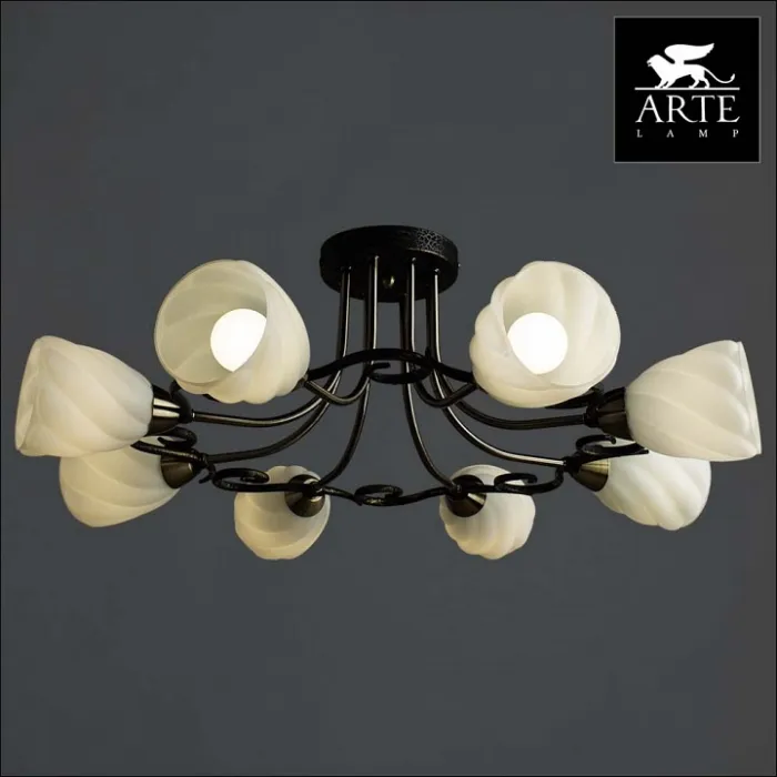 Потолочная люстра Arte Lamp Swirls A6253PL-8BA от ImperiumLoft