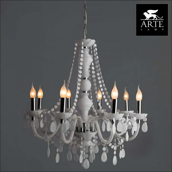 Подвесная люстра Arte Lamp Morris A8888LM-8WH от ImperiumLoft