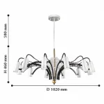 Люстра на штанге Favourite Fabia 2301-12P от ImperiumLoft