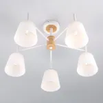 Люстра на штанге Eurosvet Fresco 70085/5 белый от ImperiumLoft