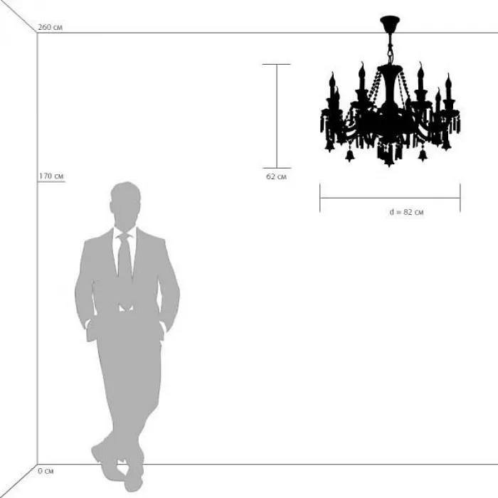 Подвесная люстра Osgona Campana 716084 от ImperiumLoft