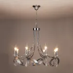 Подвесная люстра Eurosvet 60064 60064/8 хром от ImperiumLoft