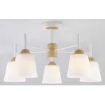 Люстра на штанге Eurosvet Fresco 70085/5 белый от ImperiumLoft