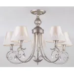 Люстра на штанге Eurosvet Incanto 60069/5 серебро от ImperiumLoft