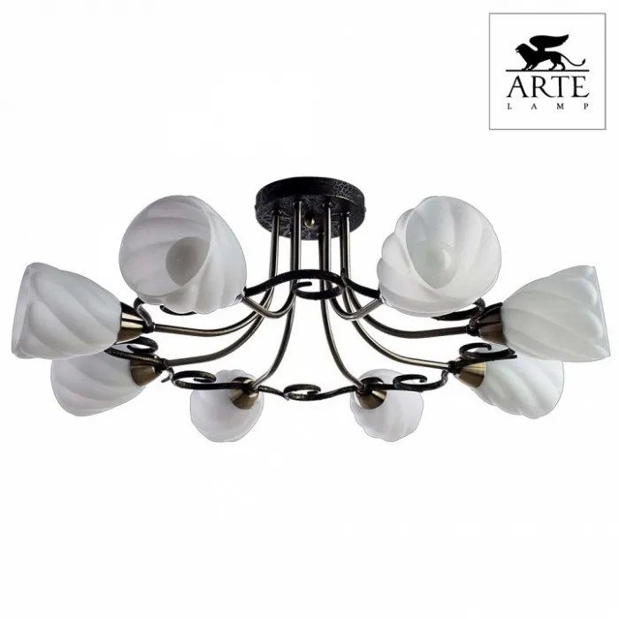 Потолочная люстра Arte Lamp Swirls A6253PL-8BA от ImperiumLoft