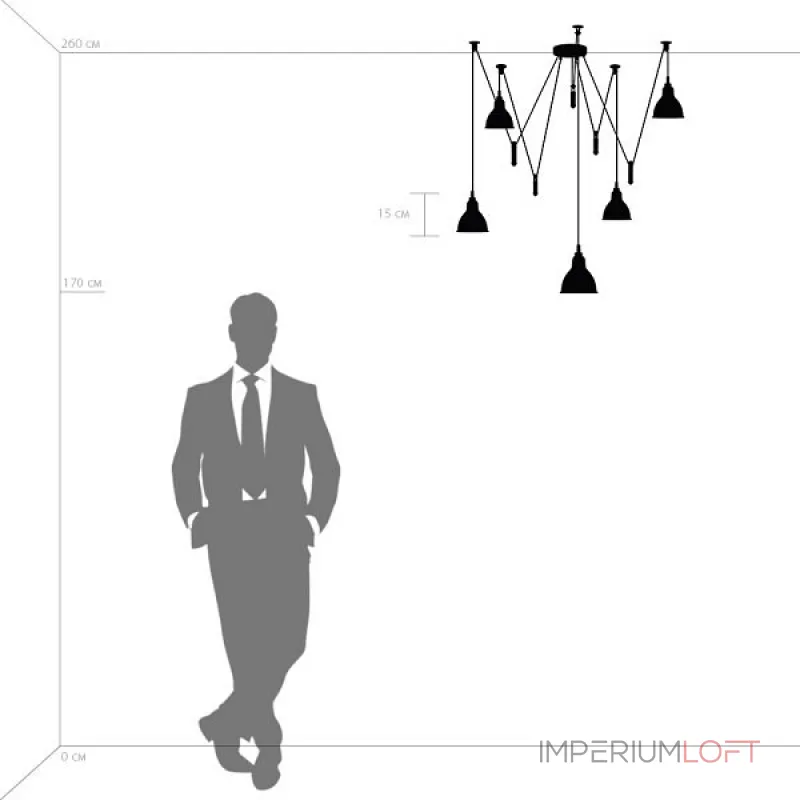 Подвесной светильник Lightstar Acrobata 761053 Подвесной светильник Lightstar Acrobata 761053