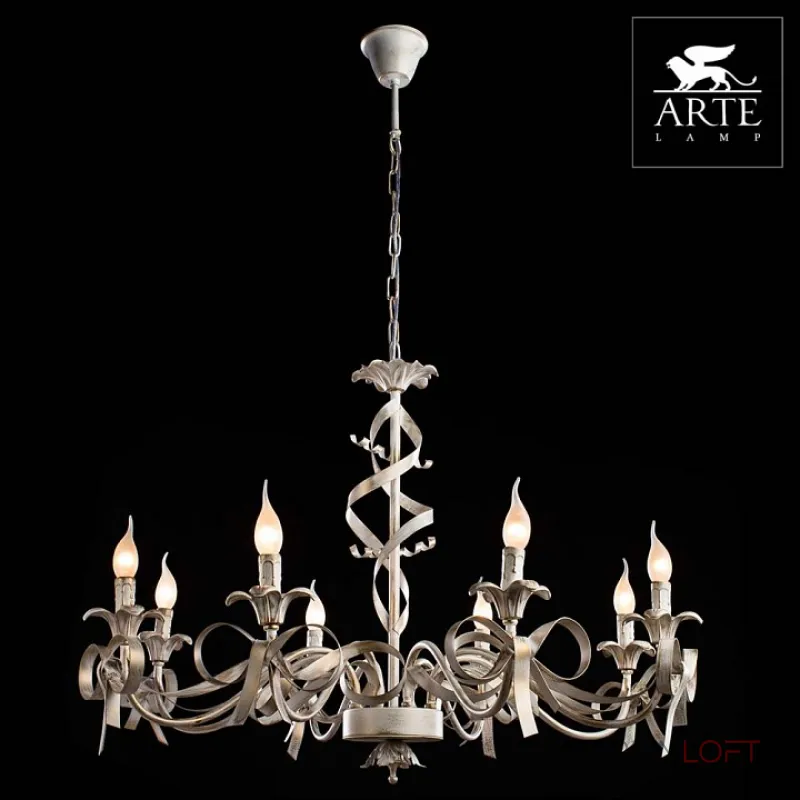 Подвесная люстра Arte Lamp Olivia A1018LM-8GA