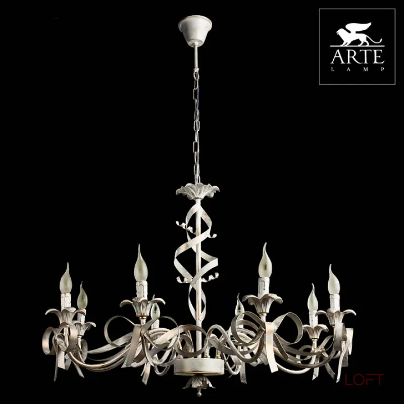Подвесная люстра Arte Lamp Olivia A1018LM-8GA