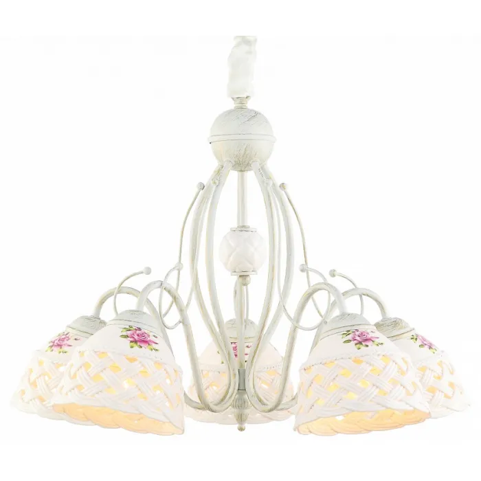 Подвесная люстра Arte Lamp Wicker A6616LM-5WG от ImperiumLoft