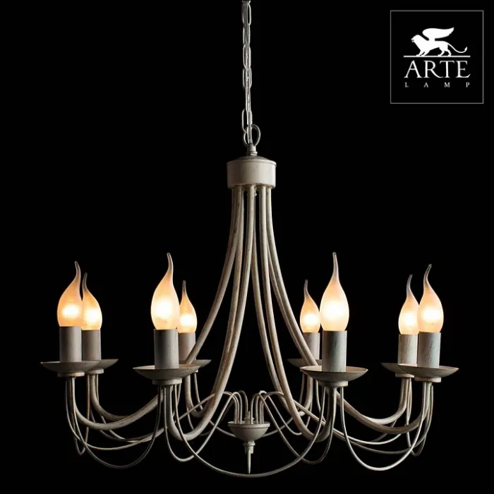 Подвесная люстра Arte Lamp Maypole A6300LM-8WG от ImperiumLoft