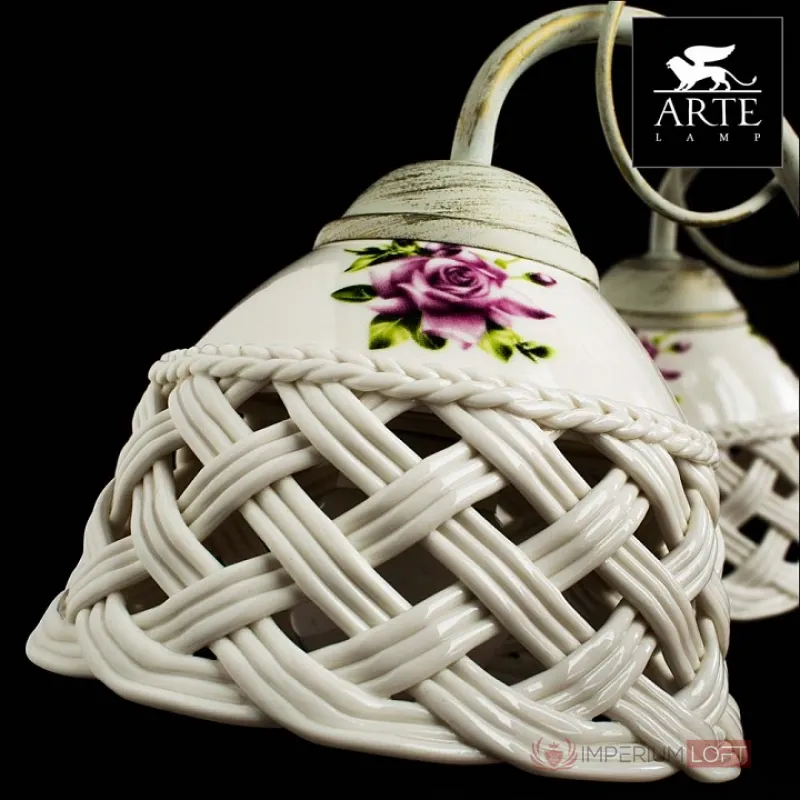 Подвесная люстра Arte Lamp Wicker A6616LM-5WG от ImperiumLoft