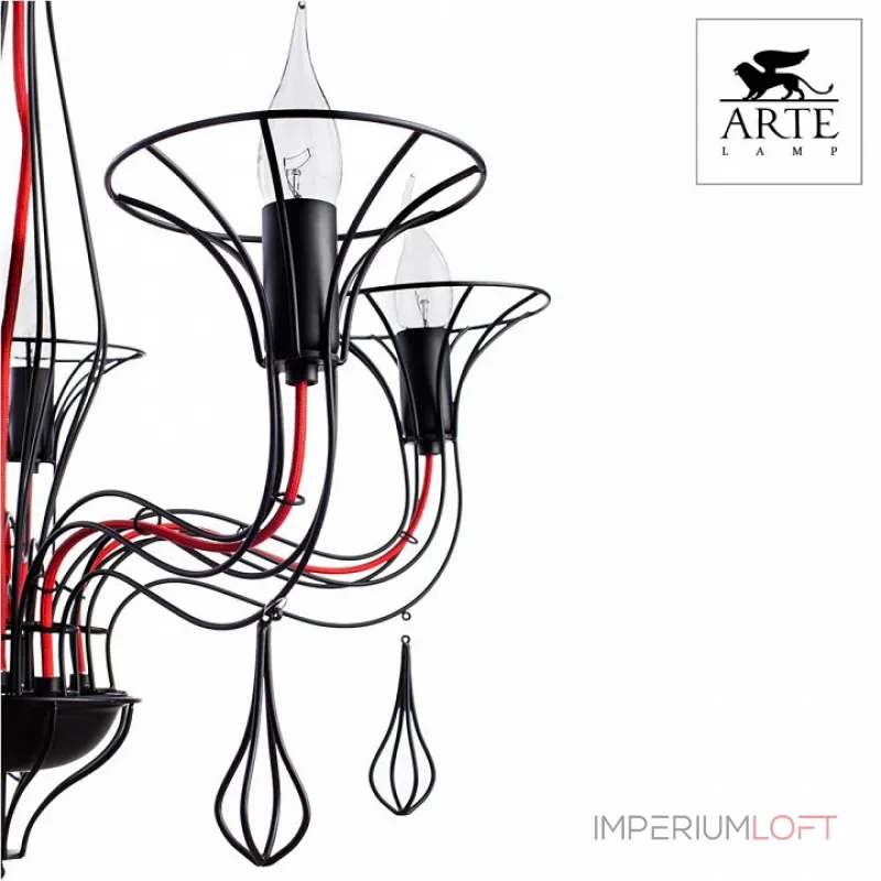Подвесная люстра Arte Lamp Artefact A3225LM-5BK